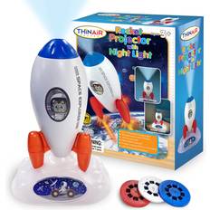 Kid's Room Two-in-One Space Projector & for Kids Space Image Projection Galaxy of Glowing Planets Night Light