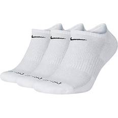 Nike Everyday Plus Cushion Training No-Show Socks 3-pack - White/Black