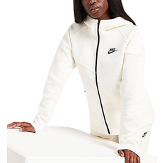 Clothing Nike Sportswear Tech Fleece Windrunner Women's Full Zip Hoodie - Pale Ivory/Black