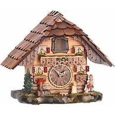 Alarm Clocks Quartz Cuckoo Clock Black forest house with music TU 486 QM