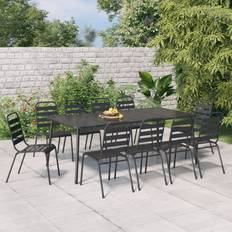 Loungesett vidaXL 11 Piece, length Garden Outdoor Lounge Set