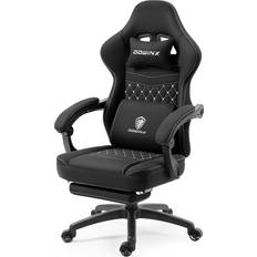 Dowinx Gaming Chairs Dowinx Dowinx Gaming Chair Breathable Fabric Computer Chair with Pocket Spring Cushion, Comfortable Office Chair with Gel Pad and Storage Bags, Massage