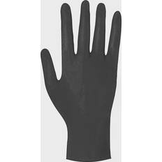 Schwarz Einweghandschuhe Meditrade Nitril black Untersuchungs- und Schutzhandschuhe, Latexfreie Einmalhandschuhe aus Nitrilbutadienkautschuk, Packung = Stück, Größe