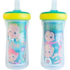 Baby care The First Years 9oz Insulated Cocomelon Portable Straw Cup 2pk