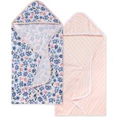 Baby Towels Burt's Bees Baby Set of 2 Botanical Hooded Towel Light Pink