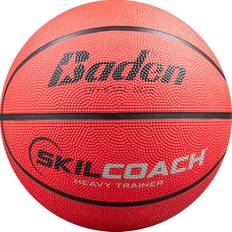 Baden Basketballs Baden SkilCoach Heavy Trainer Rubber Basketball, Red, 29.5-Inch