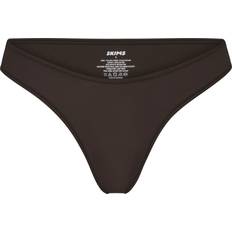 SKIMS Fits Everybody Dipped Front Thong - Espresso