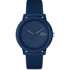 Lacoste Men Wrist Watches Lacoste L.12.12 Blue Silicone 42mm Blue Blue