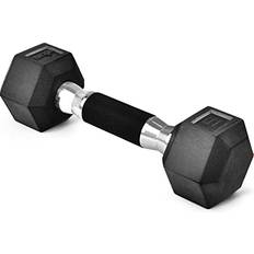 Yes4All Weights Yes4All Yes4All 5 lbs Hex Rubber Grip Dumbbell Weight Set Single