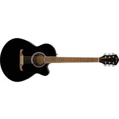 Fender Black Acoustic Guitars Fender Fa-135Ce Concert Acoustic-Electric Guitar Black