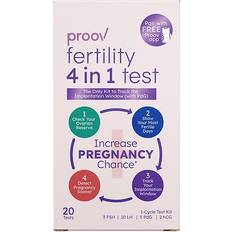 Self Tests Proov 4 in 1 Home Fertility Test