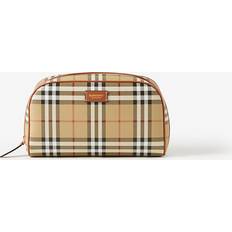 Cosmetic Bags Burberry Medium Check Travel Pouch