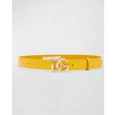 Women - Yellow Belts Dolce & Gabbana DG logo belt giallo_sole