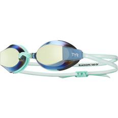 Swim Goggles on sale TYR Blackops EV Racing Goggles Mirrored Femme Fit, Gold/Mint/White