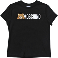 Moschino Boy's Jersey Teddy Logo T-shirt - Black