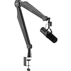 IXTECH Microphone Boom Arm Mic Arm for Blue Yeti Shure Sm7b Hyperx QuadCast Rode At2020 and Fifine Mic Stand for Gaming Podcasting and Streaming CAPTAIN Model