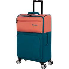 Suitcases IT Luggage Duo-Tone Checked 8 Wheel Spinner