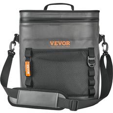 Vevor Camping Vevor Soft Cooler Bag 20 qt. Soft Sided Cooler Bag Leakproof with Zipper Light-weight and Portable Collapsible Cooler, Gray
