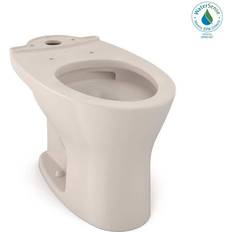 Beige Toilets Toto Drake Elongated Toilet Bowl Only with CeFiONtect in Sedona Beige
