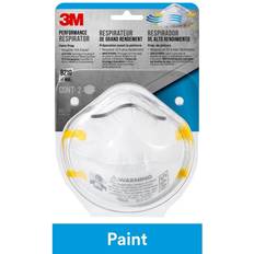 Work Clothes 3M N95 Disposable Paint Prep Sanding Disposable Respirator Mask 2-Pack White