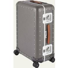 Aluminum Luggage 76 Bank Spinner Suitcase