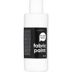 Hvite Tekstilfarger Fabric Paint 85 ml – hvit dekkende tekstilfarge for mørke tekstiler