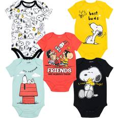 Babies - S Children's Clothing PEANUTS Snoopy Charlie Brown Infant Baby Boys Pack Bodysuits Multi Months
