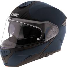 Aufklappbare Helme Motorradhelme SMK Gullwing Mat Yamaha Blue Herren, Damen