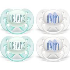 Avent Pacifiers Avent 2-pk. 0-6 Months Happy Dreams Pacifier Set WHITE/GREEN