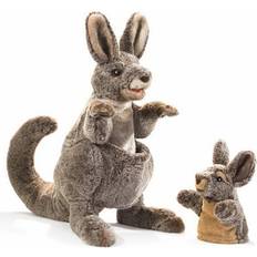 Folkmanis Spielzeuge Folkmanis Handpuppe Känguruh mit Baby