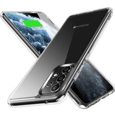 MTP Products Samsung Galaxy A52s 5G A52 4G 5G Krystallklart Hybrid Plast Bakdeksel Gjennomsiktig