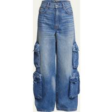 Amiri Pants Amiri Baggy Wide-Leg Cargo Jeans IND