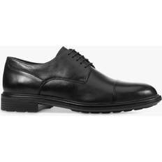 Geox Walk Pleasure Leather Derby Shoes, Black