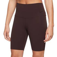 Nike Tights Nike Women's Zenvy Gentle Support High Waisted 8" Shorts - Earth/Black