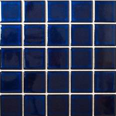 Mosaik fliese keramik kobaltblau glanz bad küche matten 5.8x5.8cm