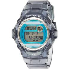 Casio Children Wrist Watches Casio s BG-169R-8BDR Baby-G 45.9mm Gray Clear Band Digital