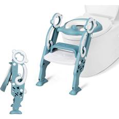 Kinder-Toilettensitze reduziert Costway Kinder Toilettensitz höhenverstellbar, Toilettentrainer faltbar