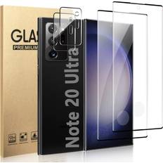 Tempered Glass & Lens Protector for Galaxy Note 20 Ultra 2+2 Pack