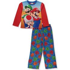 S Pajamases Children's Clothing Super Mario Boys 2-Piece Pajamas Set red Little Boys