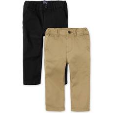 The Children's Place Baby Boys & Toddler Stretch Skinny Chino Pants 2-pack - Flax/NewNavy