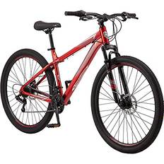 Mongoose 29 Flatrock DX Mountain Bicycle, 21- Speed, Red