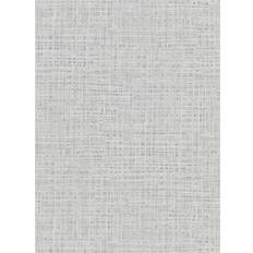 Warner Montgomery Grey Faux Grasscloth Vinyl Strippable Roll Covers 60.8 sq. ft