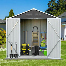 10 10 shed Metal Outdoor Shed 6FT X 4FT (Building Area )