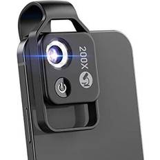 Apexel 200x mini-mikroskop für smartphone-kamera, taschengröße, handy- mikroskop