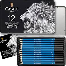 Castle Art Supplies Graphite Drawing Pencils and Sketch Set (40-Piece Kit)
