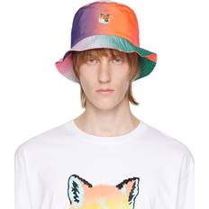 Damen - Mehrfarbig Hüte Maison Kitsuné VIBRANT FOX HEAD BUCKET HAT Multicolor