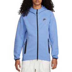 Nike tech fleece full zip hoodie blue Nike Sportswear Tech Fleece Windrunner Full-Zip Hoodie Men's - Polar/Black