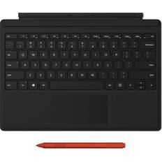Stylus Pens Microsoft Surface Pro Signature Type Cover w/ Finger Print Reader Black + Surface Pen Poppy Red