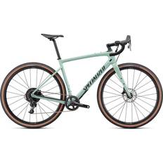 Specialized Road Bikes Specialized Diverge Sport Carbon - Gloss White Sage/Oak/Black/Chrome Men's Bike