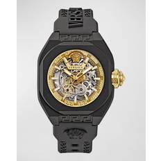 Versace Men Wrist Watches Versace V-Legend Skeleton Watch, 42mm Gold/Black